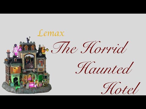 LEMAX The Horrid Haunted Hotel, with 4.5V Adaptor #15725